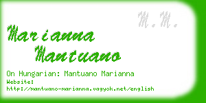 marianna mantuano business card